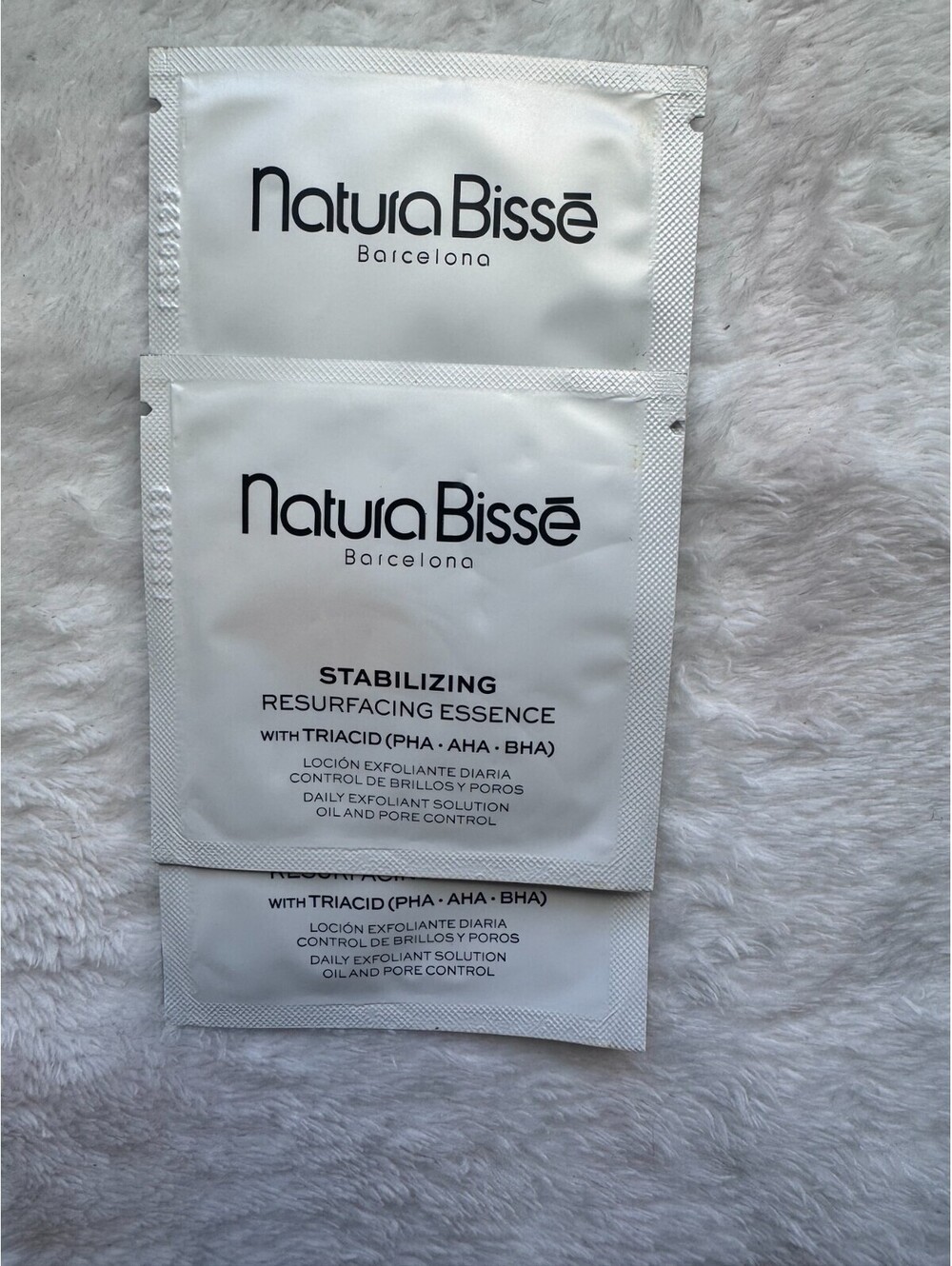 Natura Bisse Stabilizing Resurfacing Essence Samples X 3